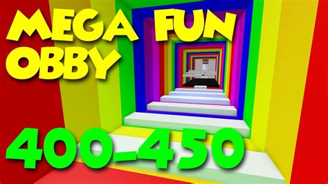 Mega Fun Obby | Ep. 9 [Stages 400-450] - YouTube