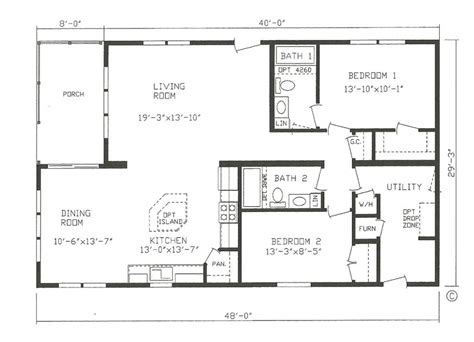 Inspirational Small Mobile Home Floor Plans - New Home Plans Design