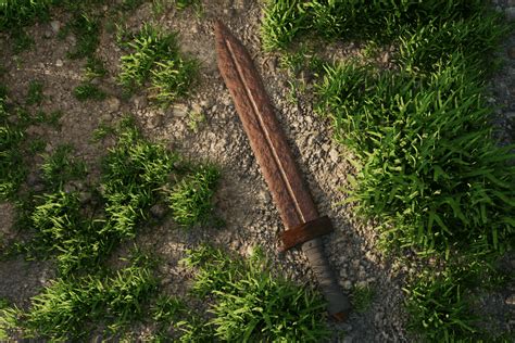 I made a copper sword in Blender : Terraria
