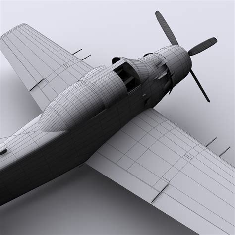 A-1E Skyraider 1 차 특수 작전 대 3D 모델 $49 - .3ds .max .obj - Free3D