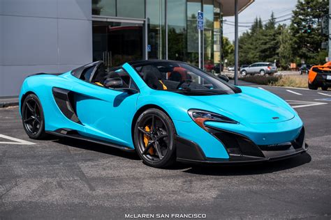 mclaren, Fistral, Blue, 675lt, Spider, Cars, 2016