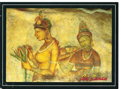 MY POSTCARD-PAGE: SRI LANKA ~Sigiriya Frescoes-UNESCO~