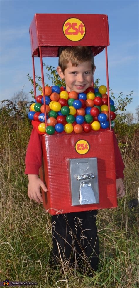 DIY Gumball Machine Costume for Kids