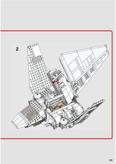 Voir l'instruction LEGO® 75302 Imperial Shuttle - Instructions et catalogues LEGO bibliothèque