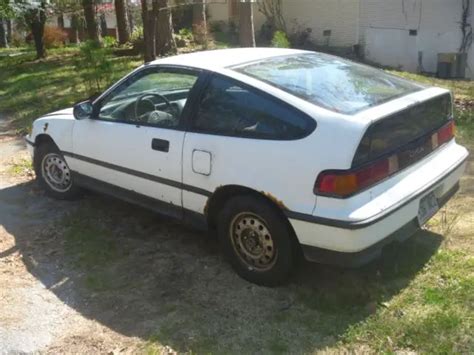 1991 Honda CRX HF 5-speed Manual, white exterior - 1 owner for sale - Honda CRX HF 1991 for sale ...