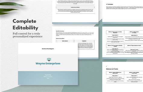 Business Plan Diagram Template in Word, PDF, Google Docs - Download ...