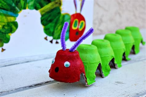 caterpillar craft for kids ~ arts crafts ideas movement