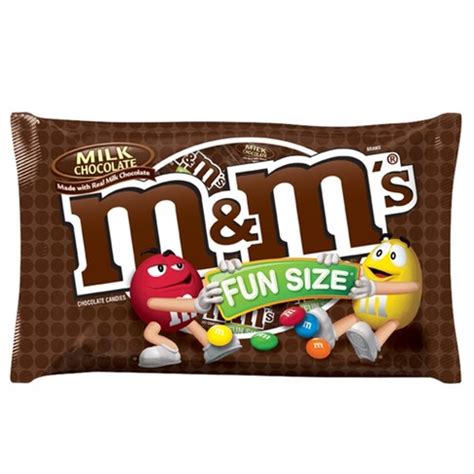 M&M's Fun Size Milk Chocolate Candy Bag - 10.53oz : Target