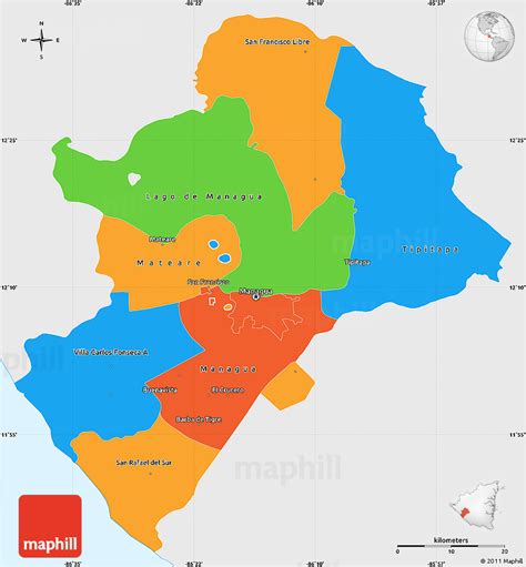 Where Is Managua Located On The World Map - United States Map