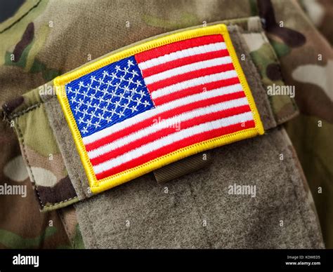 Flag Patch On Army Uniform - Top Defense Systems