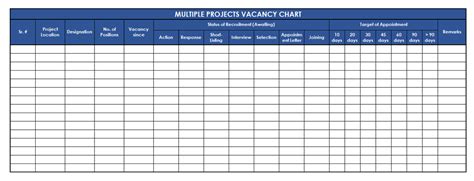 Free Recruitment Excel Template - PRINTABLE TEMPLATES