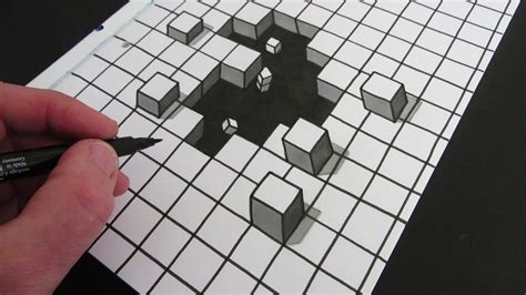 How to draw a cubetacular hole in your paper | The Kid Should See This