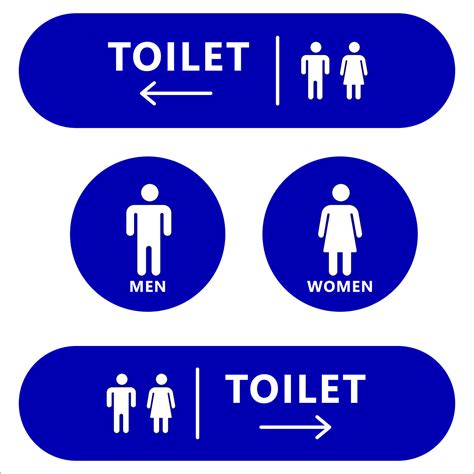 Toilet sign design. Vector Illustration. 20715724 Vector Art at Vecteezy