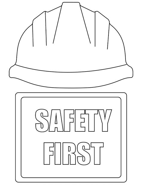 In The Workplace Safety Contest Coloring Pages