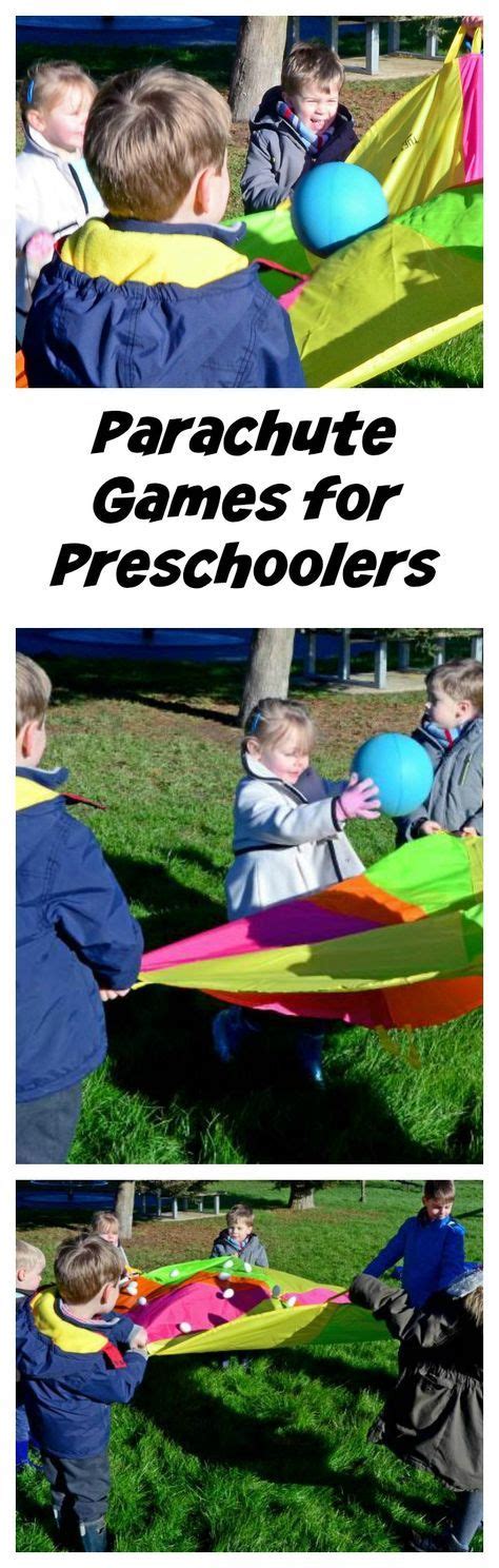 Parachute games for preschoolers #LearningIsFun | Parachute games ...