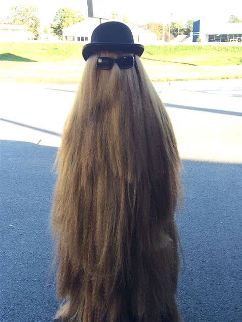 Homemade cousin It costume! Love it! | Hair, Long hair styles, Beautiful hair