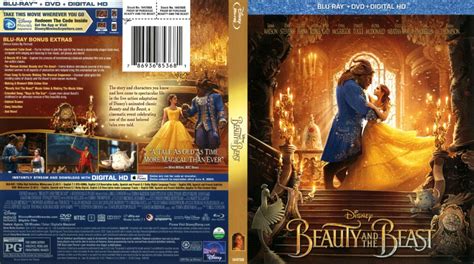 Beauty and the Beast (2017) R1 Blu-Ray Cover - DVDcover.Com