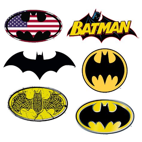 Buy Batman Shield Sticker Pack- Logo Die Cut Vinyl Large Deluxe ...