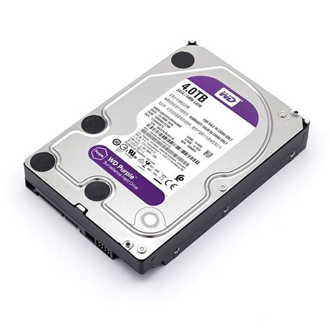 WD Purple 4TB HDD Surveillance Hard Disk Drive - 5400 RPM Class SATA 6 Gb/s 64MB Cache 3.5 Inch ...