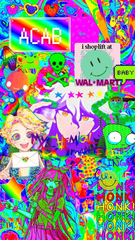 Download Glitchy Kidcore Aesthetic Wallpaper | Wallpapers.com