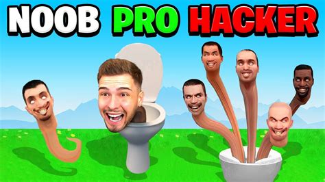 NOOB vs. PRO vs. HACKER SKIBIDI TOILET CHALLENGE! - YouTube