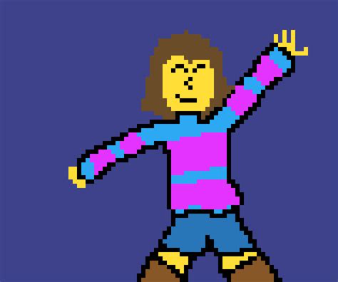 frisk undertale | Pixel Art Maker