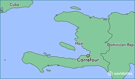 Where is Carrefour, Haiti? / Carrefour, Ouest Map - WorldAtlas.com