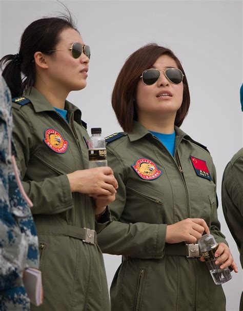 Asian Defence News: Chinese PLAAF women J-10 fighter pilots make debut