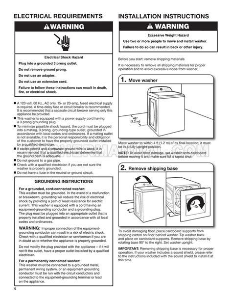 Maytag Mvwc565fw1 Manual