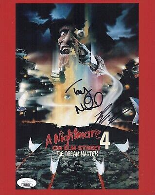 TOY NEWKIRK & RODNEY EASTMAN Signed 8x10 NIGHTMARE ON ELM STREET 4 Photo JSA COA | eBay