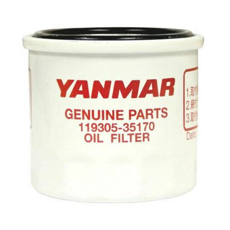 Yanmar Oil Filter 119305-35170 Suits 1GM, 2GM/3GM, 2YM, 3YM Genuine ...