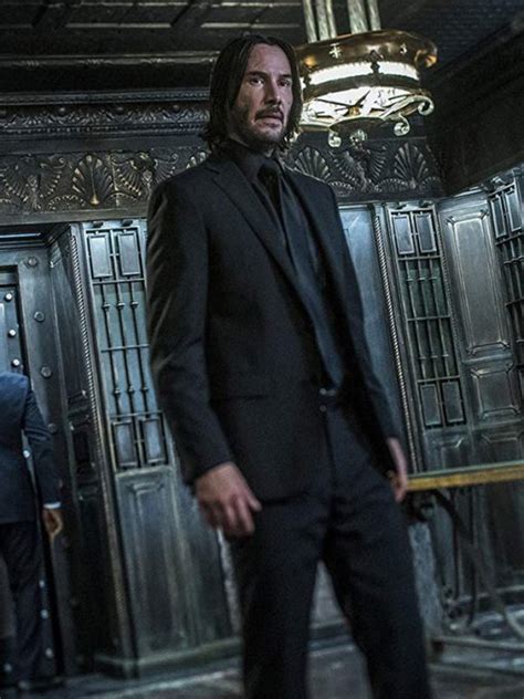 John Wick Suit | Keanu Reeves John Wick 3 Black Suit