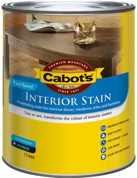 Cabot S Interior Stain Water Based