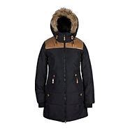 Kamik Women's Kylie Insulated Hooded Winter Soft Shell Jacket Warm Quilted Lining, Black ...