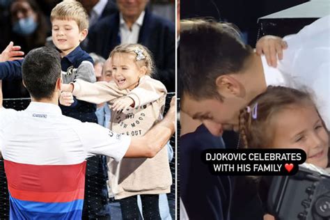 Novak Djokovic melts hearts after hugging and kissing his kids