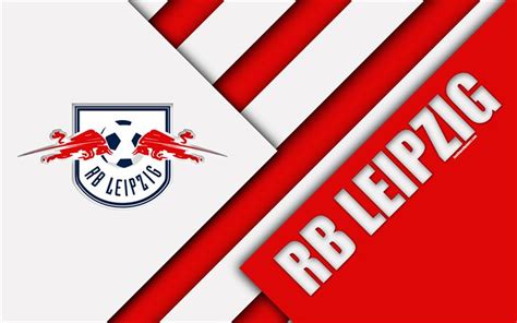 RB Leipzig FC Wallpapers - 4k Material Design Emblem