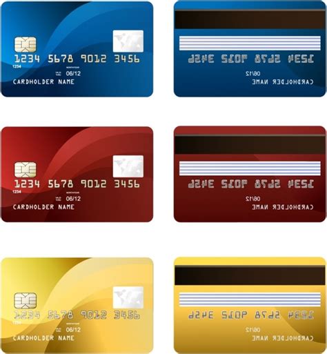 Credit Card Template Vector at Vectorified.com | Collection of Credit Card Template Vector free ...