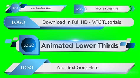 Lower Third Templates Free Download