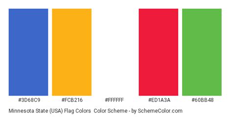 Minnesota State (USA) Flag Colors Color Scheme » Blue » SchemeColor.com