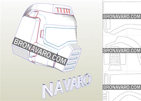 Doomguy Helmet Pepakura - Doom Classic Helmet Template | Master chief ...