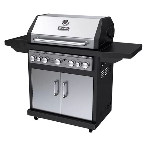 Dyna-Glo 5-Burner Propane Gas BBQ with Side Burner and Rotisserie Burner | The Home Depot Canada