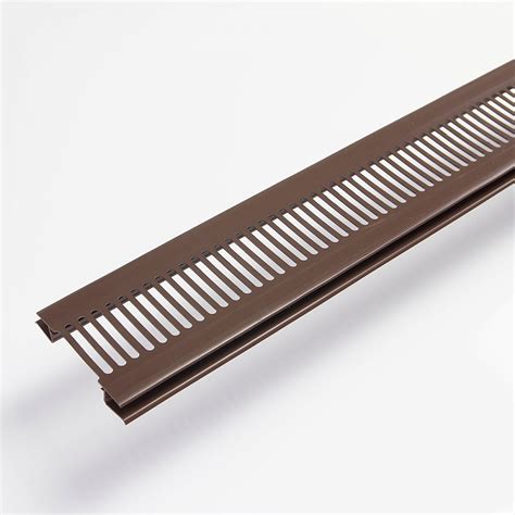 H Soffit Vent Strip Brown