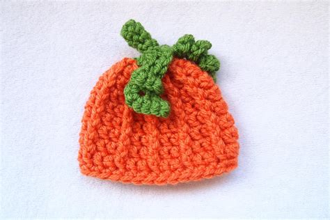 Pumpkin Crochet Preemie Hat | AllFreeCrochet.com