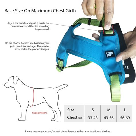 Puppy Harness Size Chart By Breed - Greenbushfarm.com