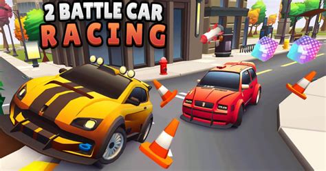 2 PLAYER BATTLE CAR RACING 🕹️ Online Free on Gombis