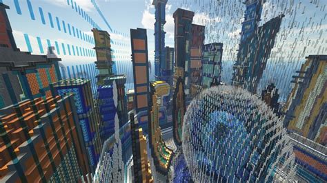 Futuristic City Minecraft Map