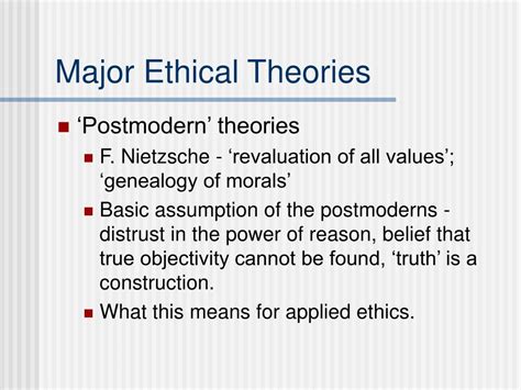 Ethical Theories