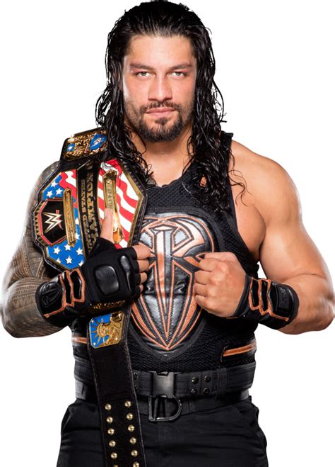 Image - Roman reigns new united states champion 2016 png 2 by ...