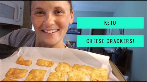 Easy Low Carb Keto Cheese Crackers - YouTube