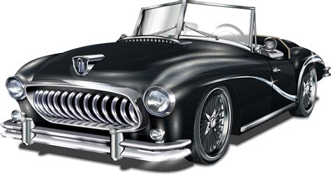 Retro Race Car Clipart Hd Png Black And White Classic Retro Race | My XXX Hot Girl